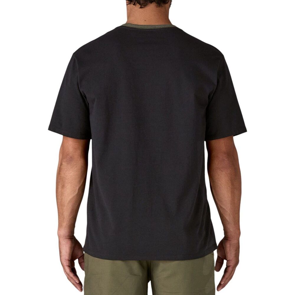 Patagonia Men's Shop Sticker Short Sleeve T-Shirt - Picture 2 of 5